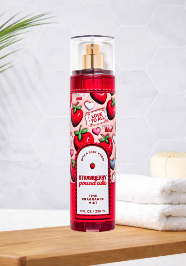 Bath & Body Works Strawberry Pound Cake Fine Fragrance Mist