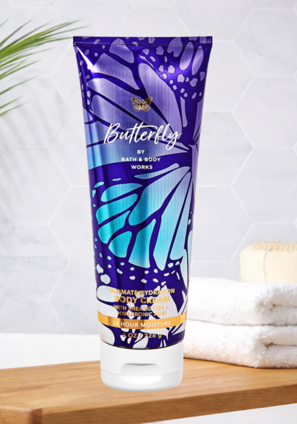 Bath and Body Butterfly Ultimate Hydration Body Cream | 8 Oz