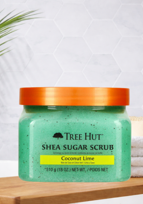 Tree Hut Shea Sugar Body Scrub Coconut Lime 18 oz