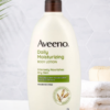 Aveeno, Daily Moisturizing Body Lotion, Fragrance Free, 18 fl oz (532 ml)