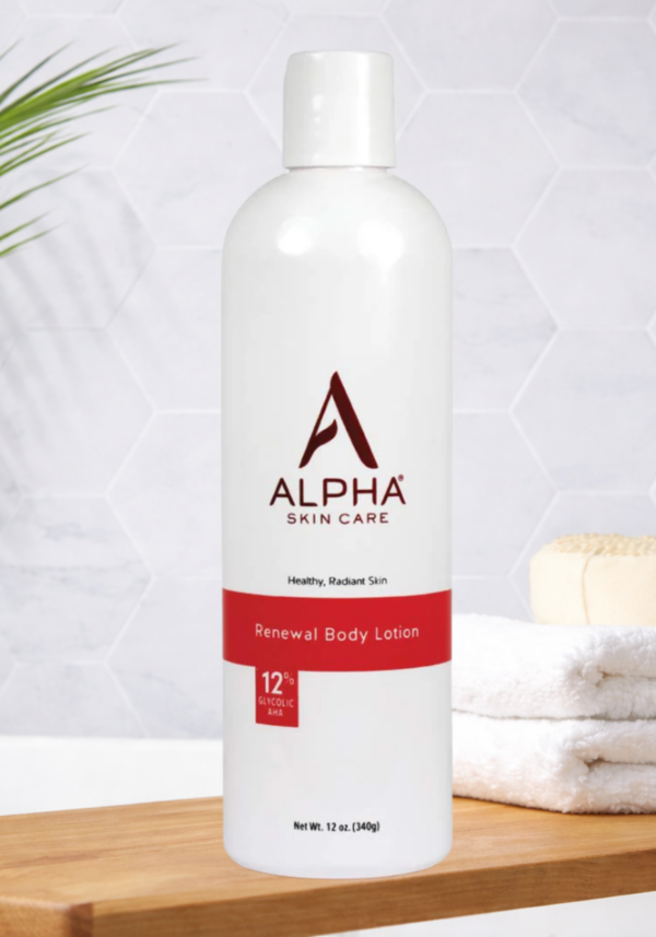 Alpha Skincare Revitalizing Body Lotion 12% Glycolic AHA pH 4, 12 Oz