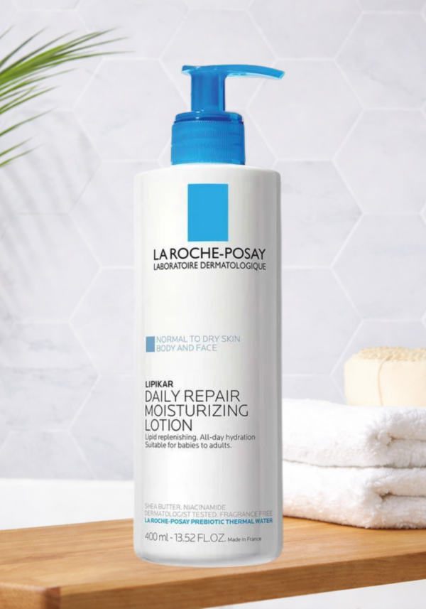 La Roche-Posay Lipikar Body Lotion Daily Repair Moisturizing Cream, Fragrance Free Body Moisturizer with Shea Butter, Body Lotion for Dry Skin, Moisturizing for Sensitive Skin