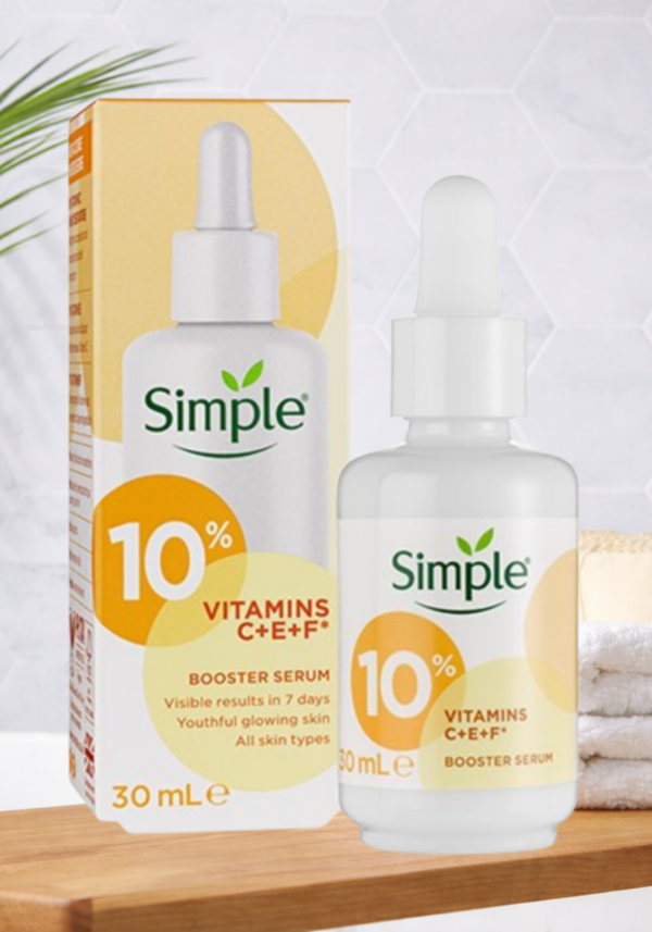 Simple 10% Vitamin C + E + F Booster Serum 30ml