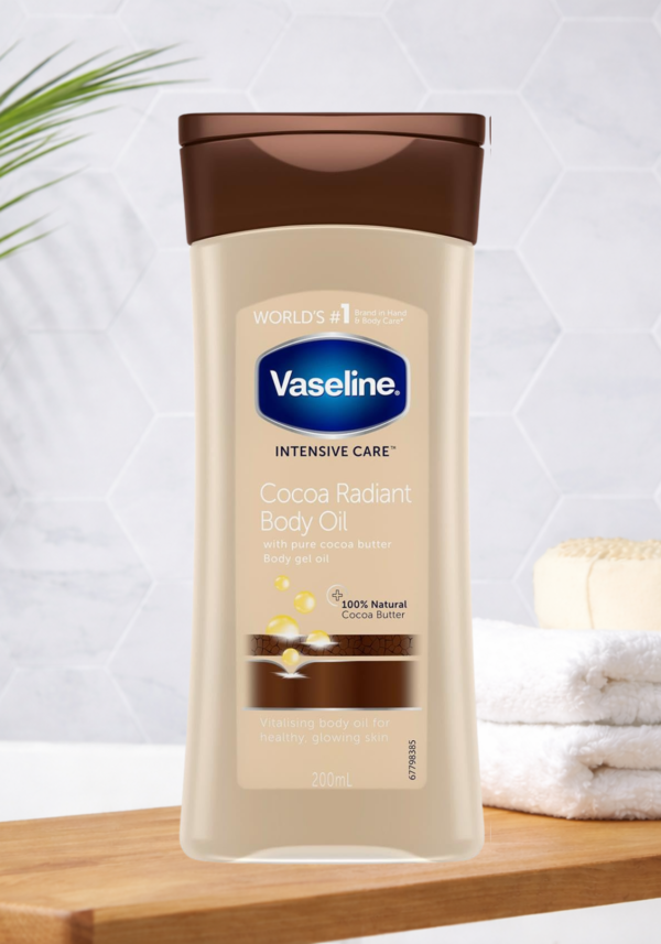 Vaseline Intensive Care Cocoa Radiant Body Gel Oil