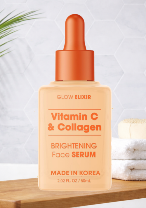 Glow Elixir Vitamin C Face Serum with Collagen (2.02 fl oz)