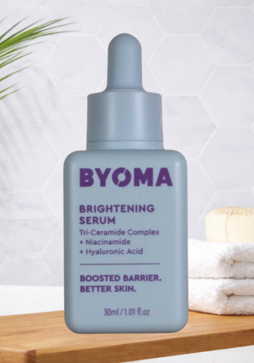 BYOMA Brightening Serum – Barrier Repair with Hyaluronic Acid, Niacinamide & Ceramides (1.01 fl oz)