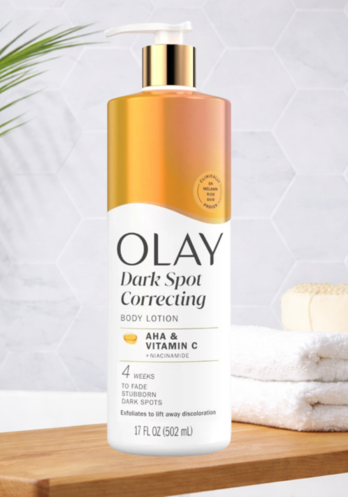 Olay Dark Spot Correcting Body Lotion with AHA, Vitamin C & Niacinamide (17 fl oz)