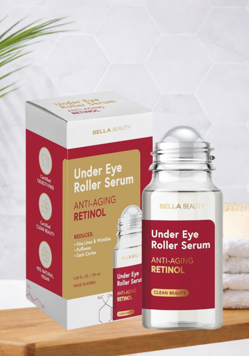 Bella Beauty Retinol Under Eye Serum Roller (1.69 fl oz)