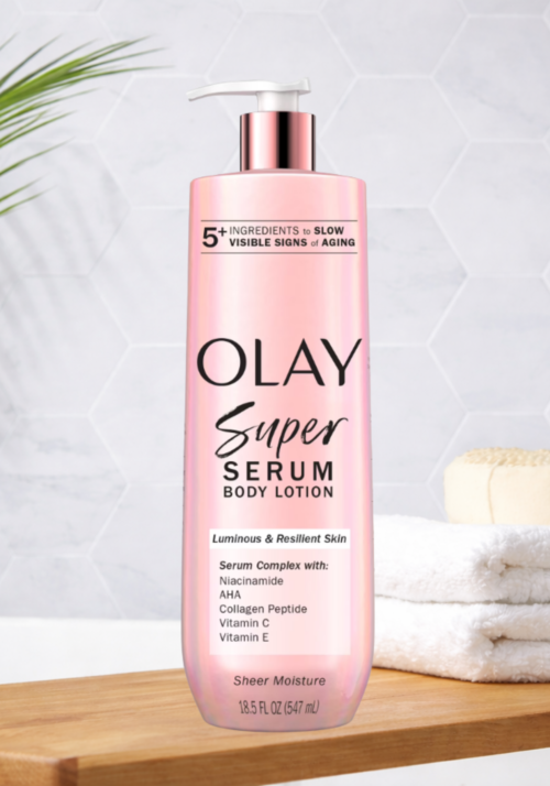 Olay Super Serum Hand & Body Lotion for Dry Skin (18.5 fl oz)
