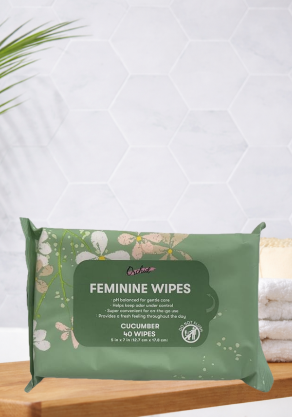 Orchid Feminine Wipes Cucumber